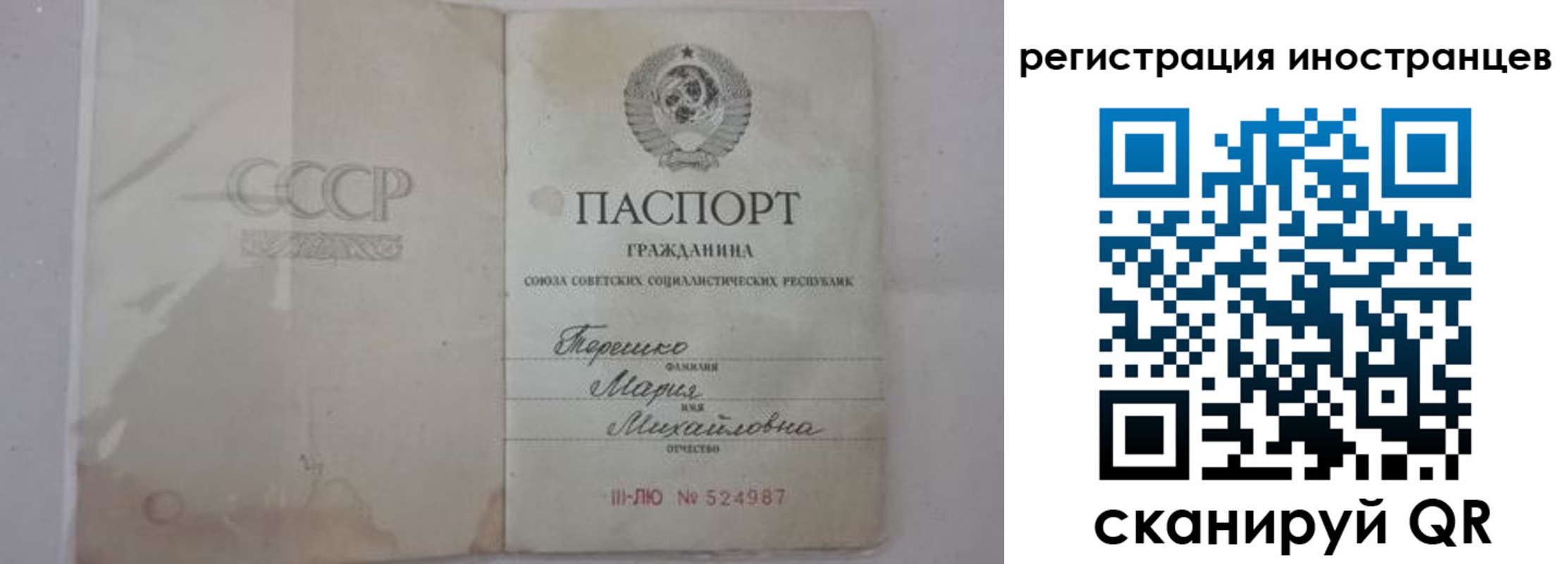 прописка паспорт в Сосенском